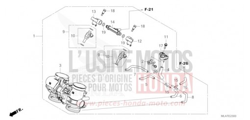 CORPS DE PAPILLON CMX1100D2T de 2026